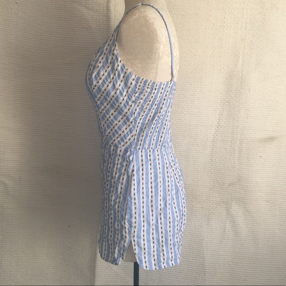 Updated! July 4th gold!! VTG 40s 50s Cotton Romper - Picture 5 of 8